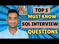 Solve 5 Tricky SQL Interview Questions in 1 Hour