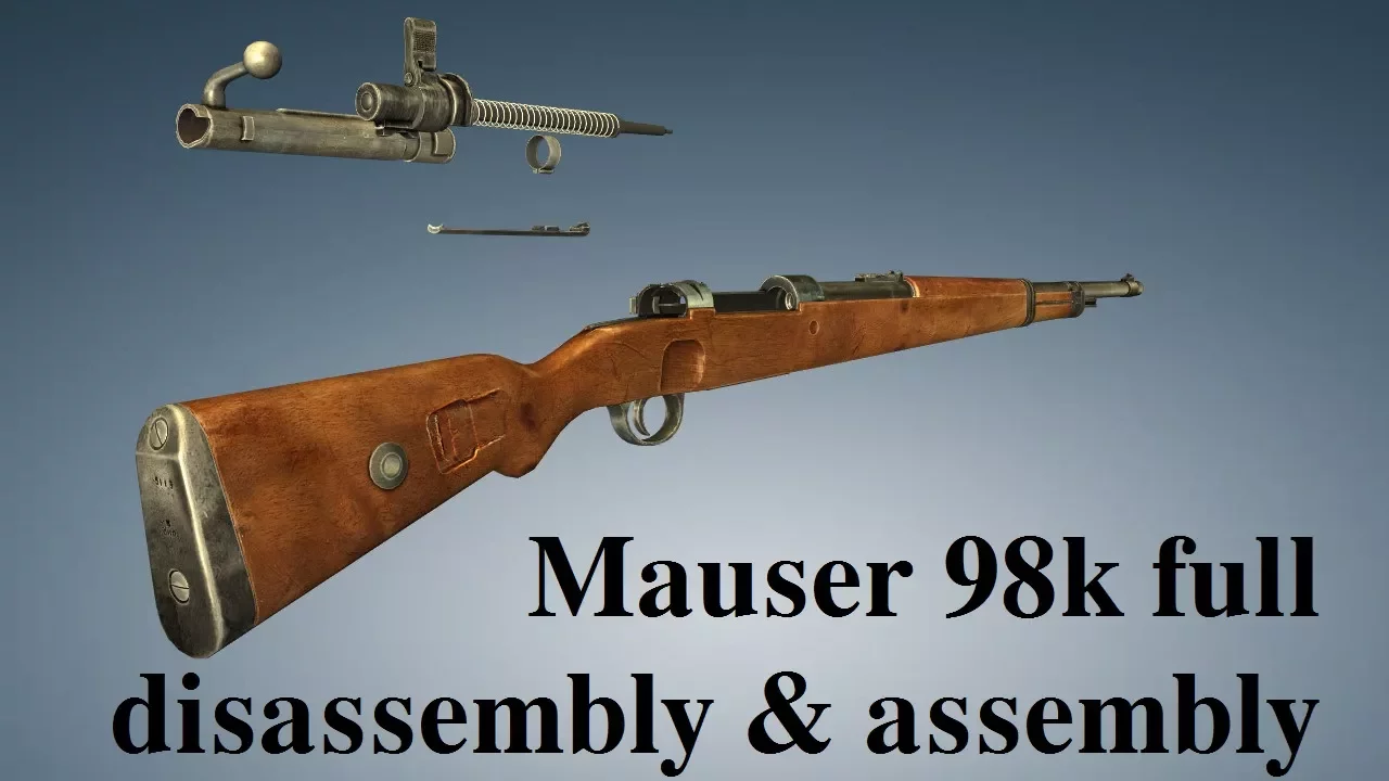 Mauser 98k: full disassembly & assembly