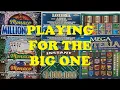 KEEP PLAYING FOR THE BIG ONE TEXAS LOTTERY SCRATCH OFFS GREAT SESSION