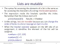 Python Programming List Processing VTU BE CSE 15CS666 OPEN ELECTIVE