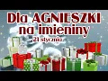 Lagu Dla Agnieszki na imieniny. Agnieszka świętuje! Sto lat. Wszystkiego najlepszego