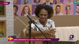 Amock representou a região Norte de SC no Canta+