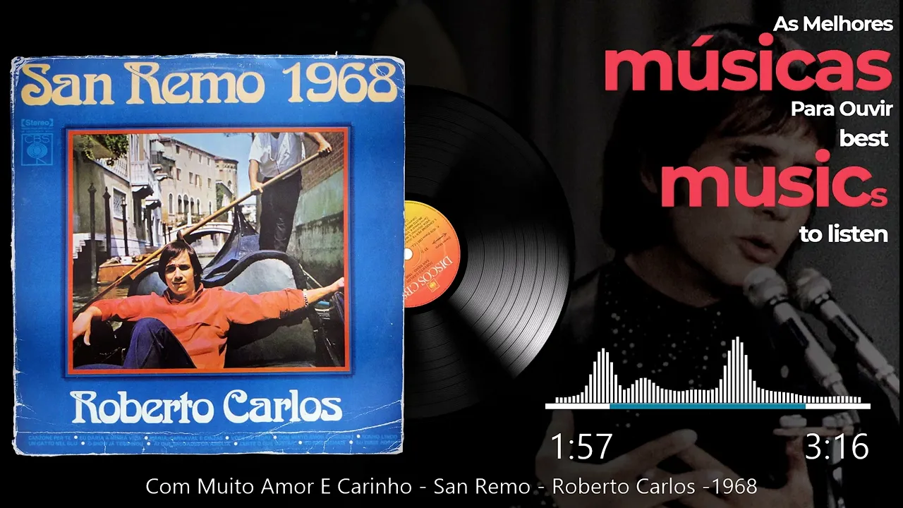 Com Muito Amor E Carinho - San Remo - Roberto Carlos - 1968