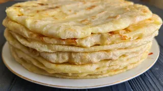 Гора ВКУСНЕЙШИХ ЛЕПЕШЕК ЗА 30 МИНУТ! С чаем просто ОБЪЕДЕНИЕ! ☆ Балкарские хычины с творогом