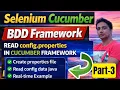 How to configure config properties in cucumber framework Read Properties File Part-3
