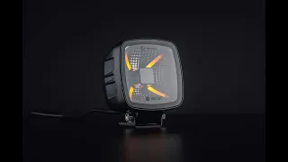 Video: LED werklamp met positielicht (RWA) 10-30v | 400cm kabel