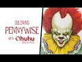 Coloring PENNYWISE the Clown with Ohuhu Brush Pens