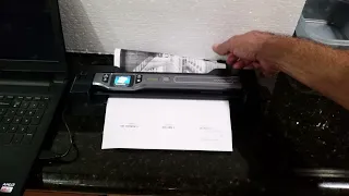 VuPoint Magic Wand Scanner Auto-Feed Dock Color Screen ST470PE-VP test 20220215 153130