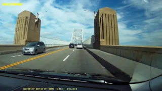 Crossing the Sagamore Bridge - Cape Cod New England