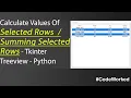 Calculate Values of Selected Rows - Multiple Rows Select