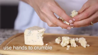 How To Crumble Blue Cheese