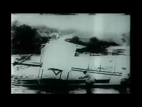 Voisin glider tested on the river Seine  1905