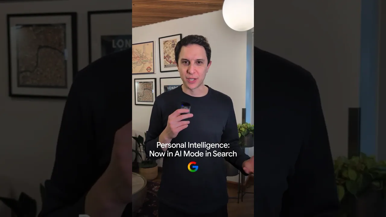 Robby Stein explains Personal Intelligence in AI Mode in Search