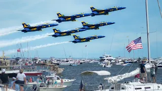 BLUE ANGELS Annapolis Airshow (and the World’s Most Crowded Anchorage)