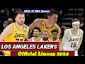 Los Angeles Lakers Lineup updated Complete Roster 2026-27 NBA Season Lakers Updates