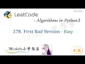 LeetCode in Python 278 First Bad Version - Michelle