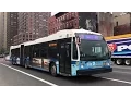 NYC Transit Bus 60fps Nova LFSA Artics on M15 Select Bus Service 96th St 1st Av 17