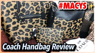 Reviewing Coach Leopard Print Crossbody Taylor Tote Wristlet from MACYS com - Should You Buy It
