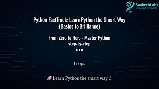 Python Loops Explained - For While Nested Loops More Easy Beginner Tutorial