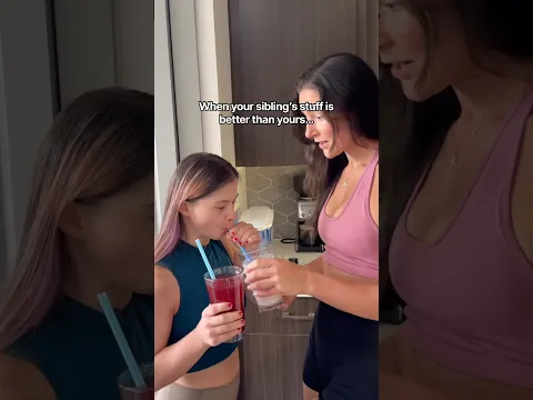 Sibling’s drinks just hit different 😩 #comedy #siblings #sisters #family #familyduo #siblingsbond