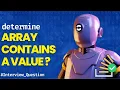Determine whether an array contains a value in JavaScript - Stack Overflow