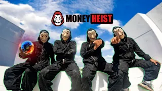 PARKOUR MONEY HEIST vs POLICE ( bella ciao remix ) money heist black part 1