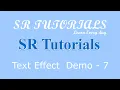 Text Shadow Effect Demo - 7 Css SR Tutorials