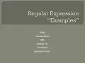 10 Regular Expression Examples with Explanation