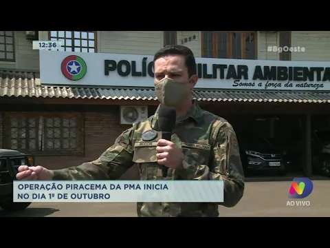 Operação Piracema da PMA inicia no dia 1º de outubro