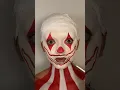 Spooky clown makeup