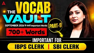 The Vocab Vault Special Session for IBPS & SBI Clerk 2026 | Kinjal Mam