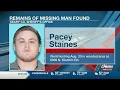 Authorities announce the discovery of a missing Geary County man s remains
