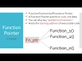 Function Pointers in C Pointer to a Function