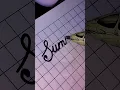 Summer Cursive handwriting English handwriting practice