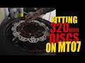 MT-07 Big Brake Upgrade - Fitting 320mm Discs Part 1