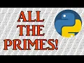 Simple Prime Number Finder in Python