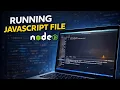 Running JS files Nodes js BACKEND DEVELOPMENT