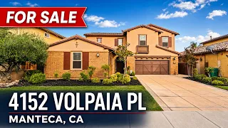 Manteca CA Luxury Home Tour 4152 Volpaia Pl 3 130 Sq Ft