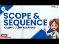 Curriculum Mapping What is a Scope and Sequence Part 2 in