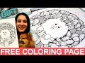 Christmas Coloring Page Free Download