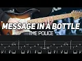 The Police - Message In A Bottle (Guitar lesson with TAB)