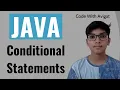 Conditional Statements Java Tutorial