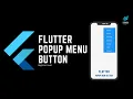 FLUTTER Popup Menu Button 2022 Beginner Level