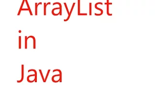 Java Tutorial For Beginners - ArrayList in java