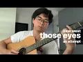 Lagu new west - those eyes | cover attempt