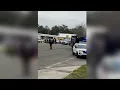 shows scene of shooting that left 2 officers injured suspect dead in Gainesville