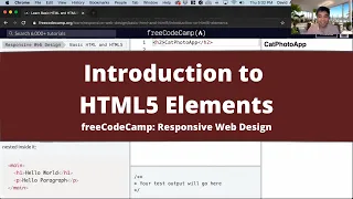 Introduction to HTML5 Elements Basic HTML and HTML5 freeCodeCamp Tutorial