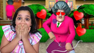 مقلب المعلمة الشريرة حبتني Scary Teacher 3D 