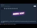 Bubble Sort Animation