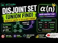Disjoint Set Union Find Explained Path Compression Union by Rank n DSA Tutorial